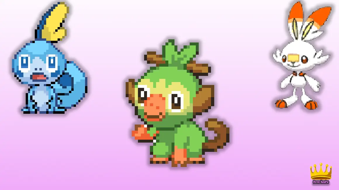 Pokemon Gen 8 Starters: Grookey, Scorbunny, and Sobble