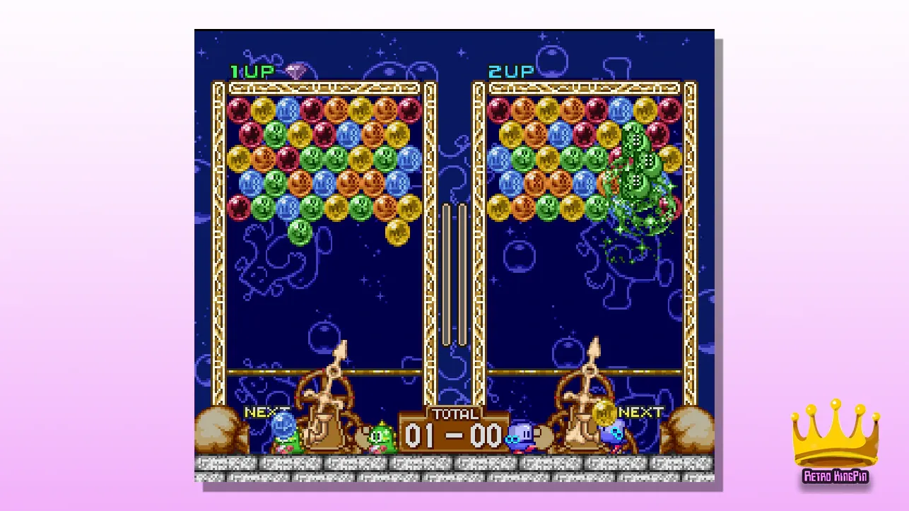 SNES Puzzle Games Bust-A-Move
