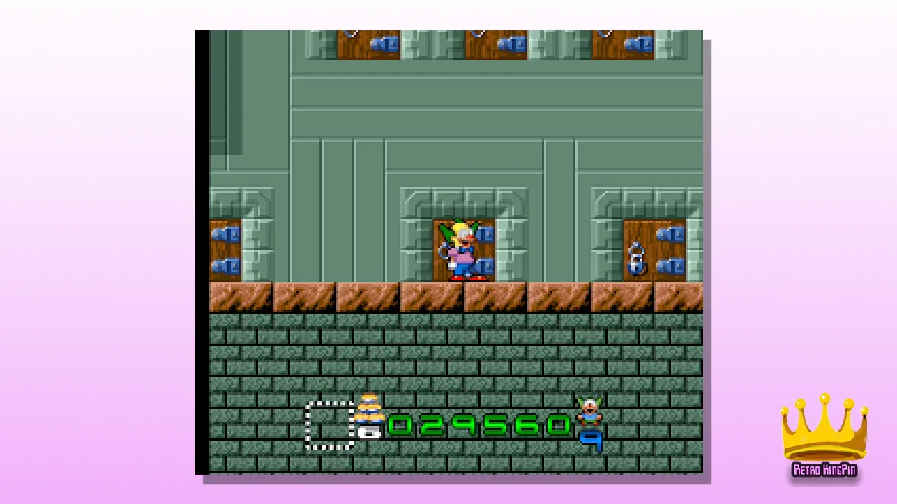 SNES Puzzle Games Krusty’s Super Fun House