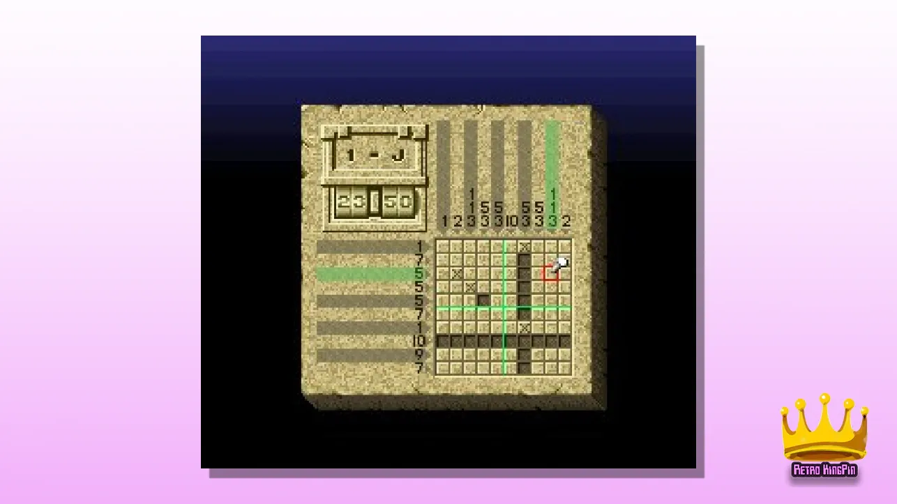 SNES Puzzle Games Mario’s Super Picross