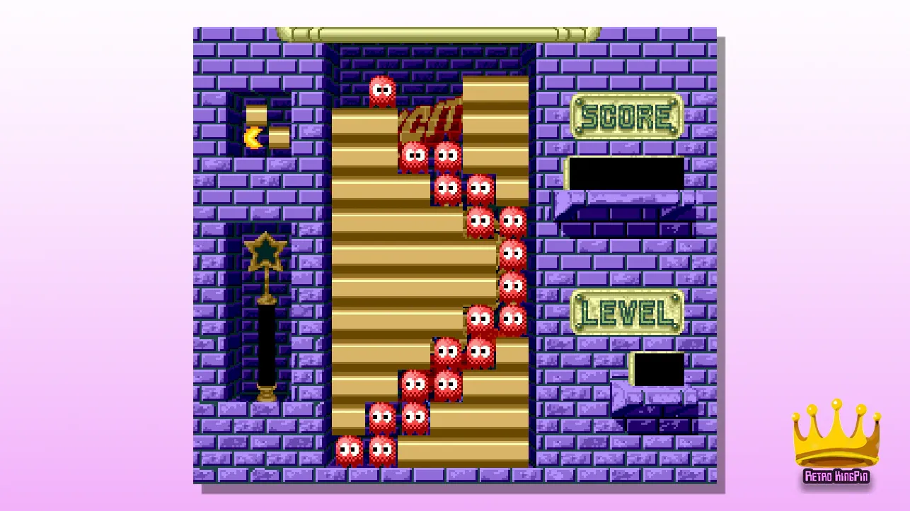 SNES Puzzle Games Pac-Attack