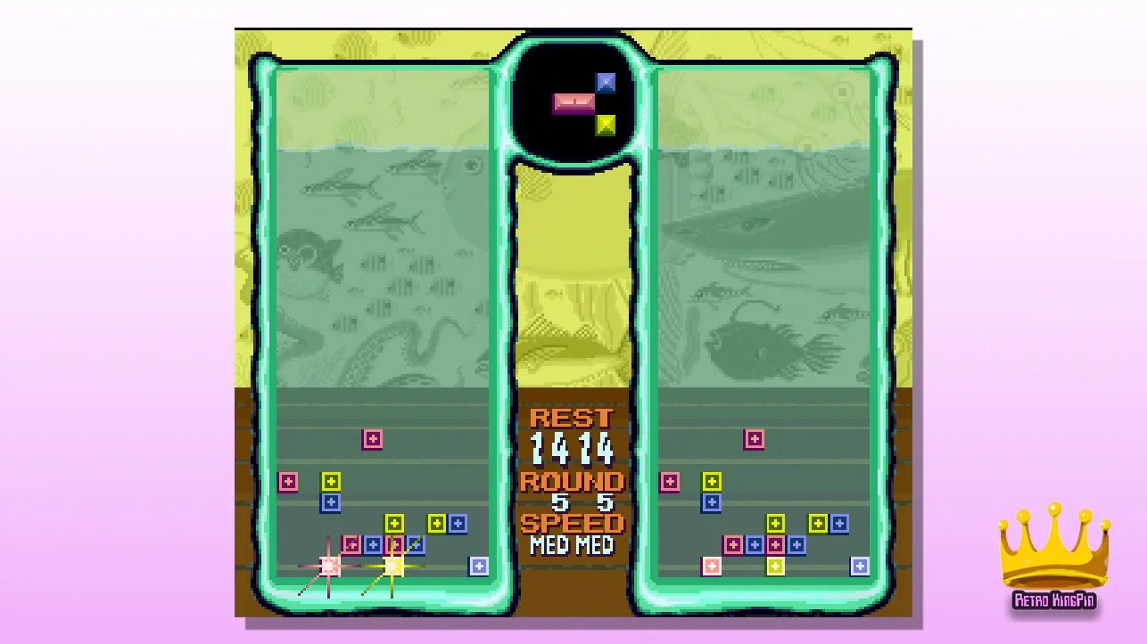 SNES Puzzle Games Tetris 2