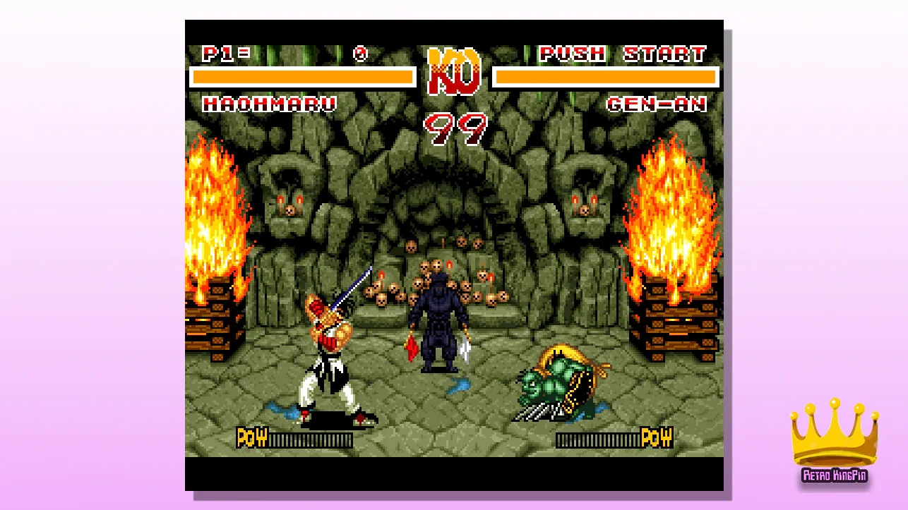 Best SNES Fighting Games Samurai Shodown