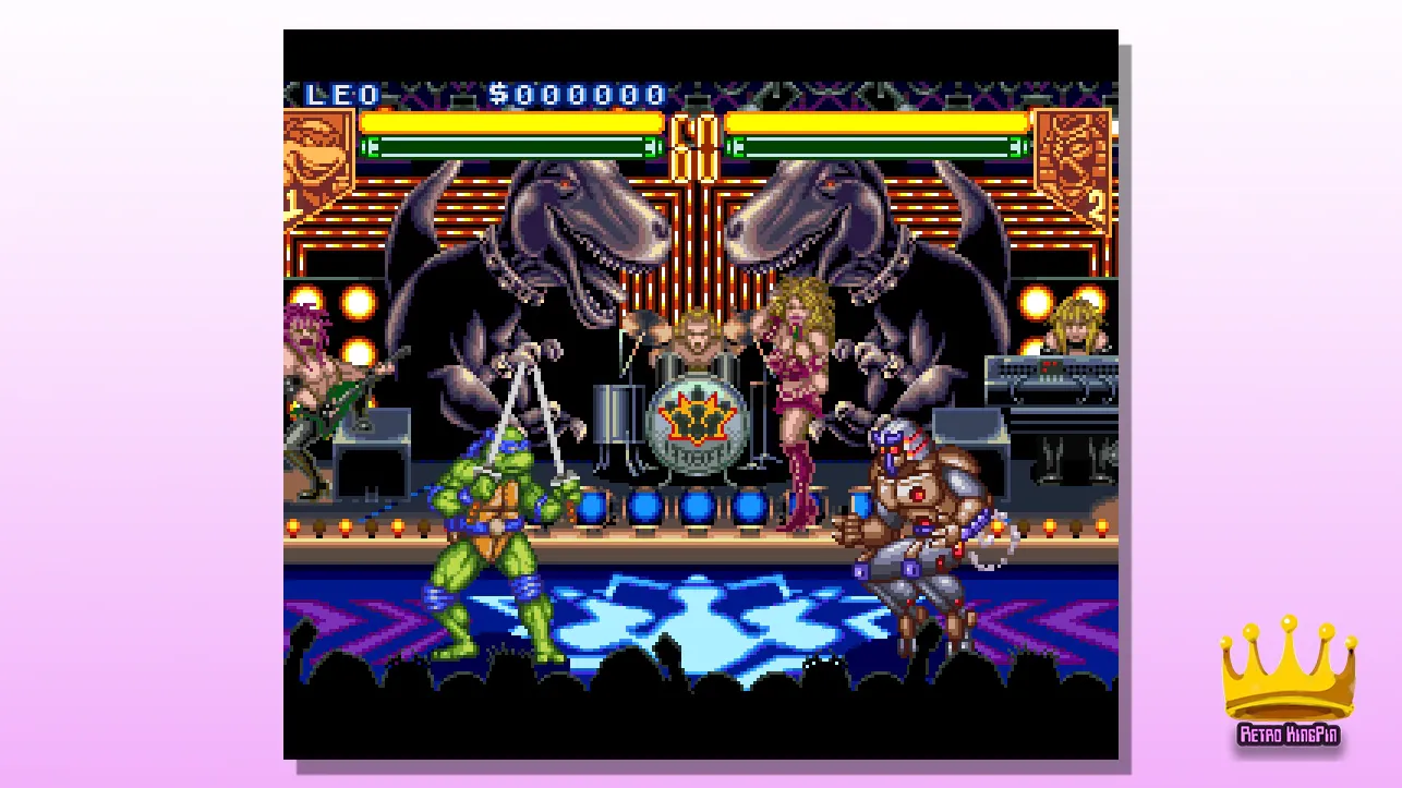 Best SNES Fighting Games Teenage Mutant Ninja Turtles: Tournament Fighter