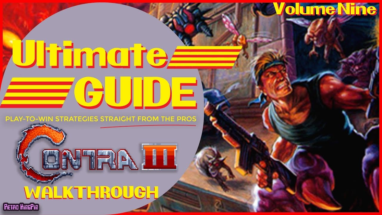 contra 3 snes walkthrough